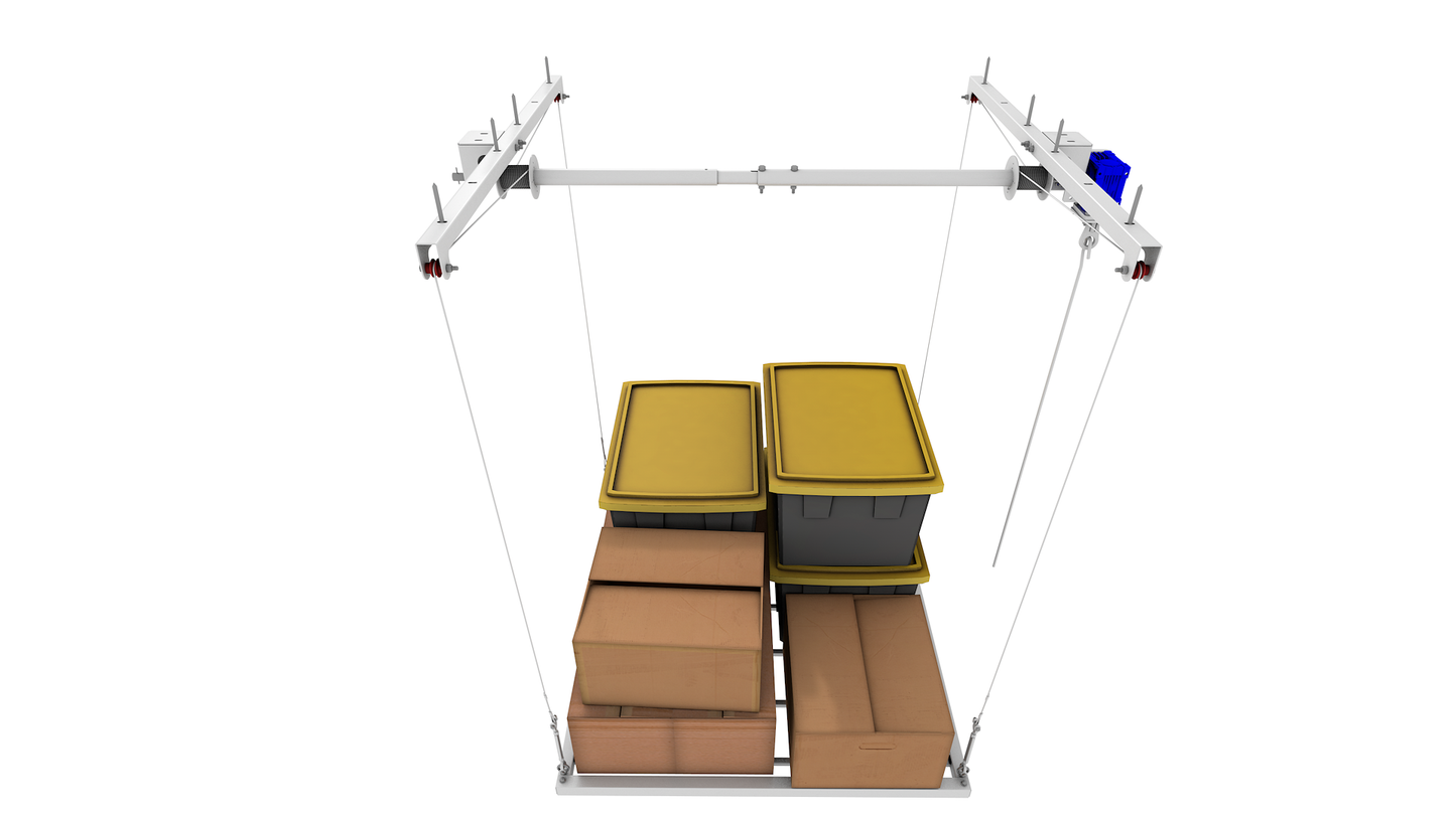 4'x4' Storage Elevator - 12' Drop