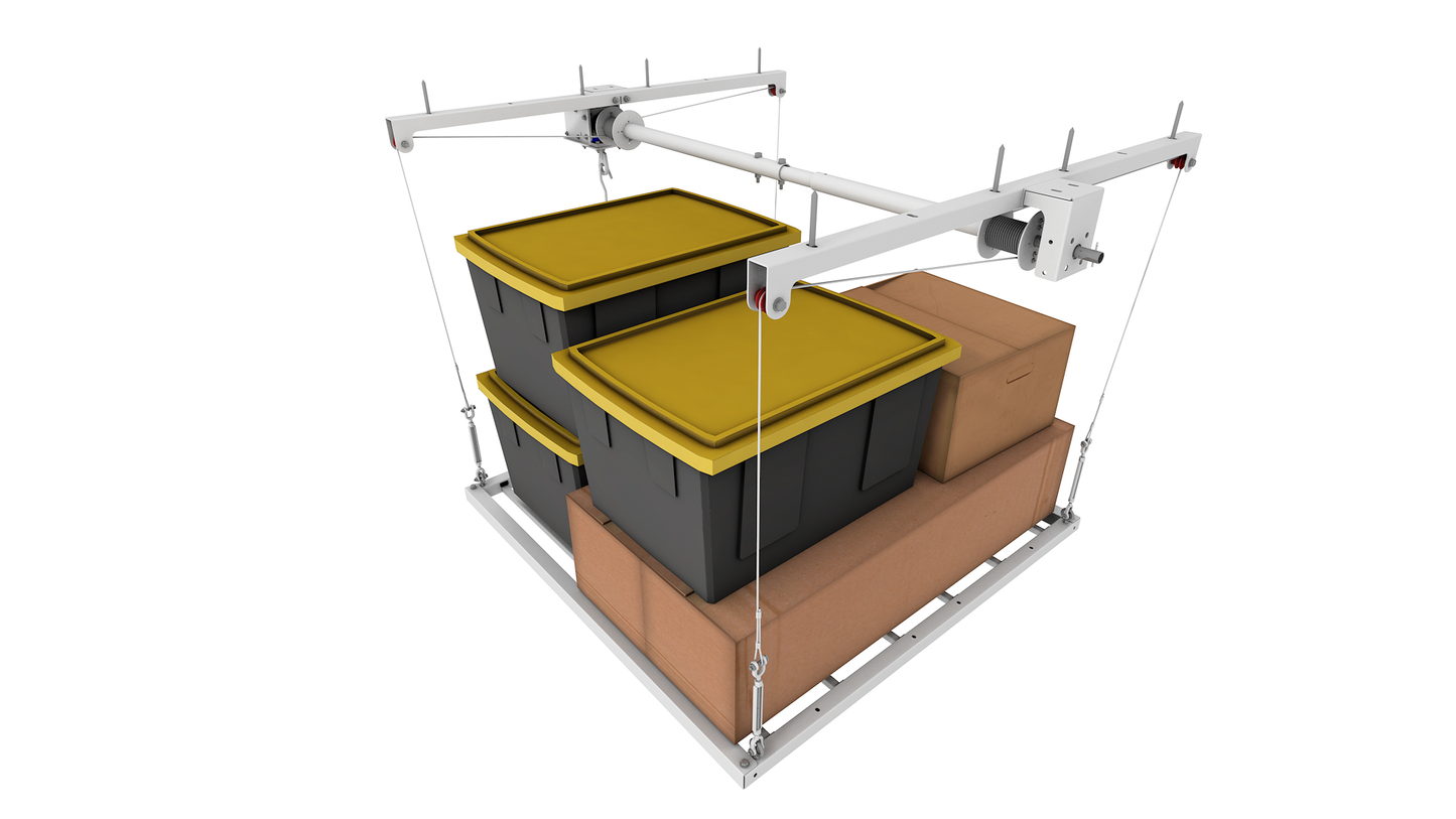 4'x4' Storage Elevator - 9' Drop