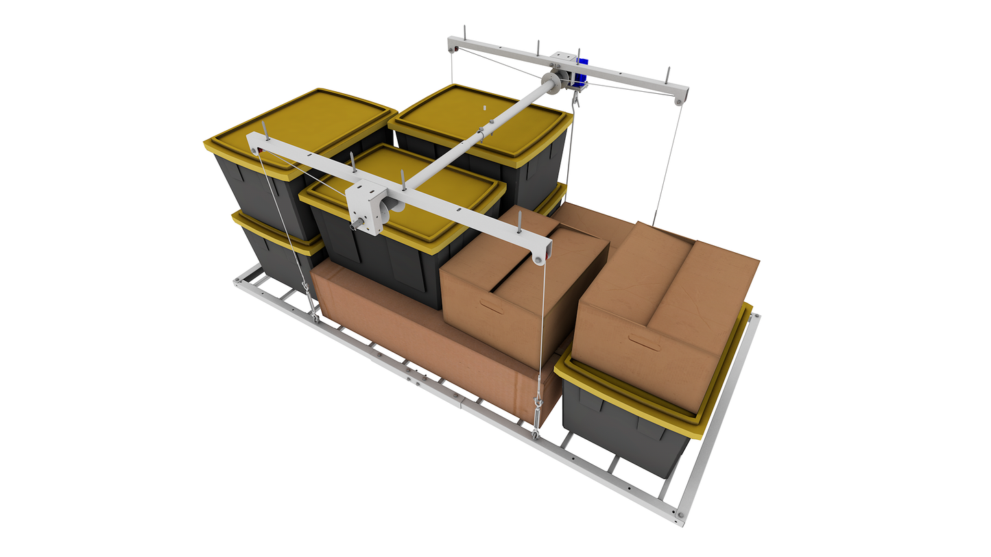 4'x8' Storage Elevator - 9' Drop