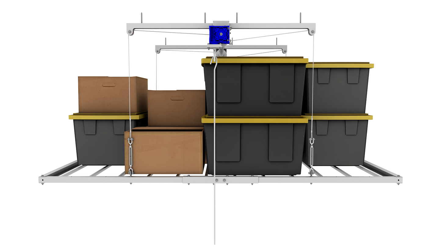 4'x8' Storage Elevator - 9' Drop