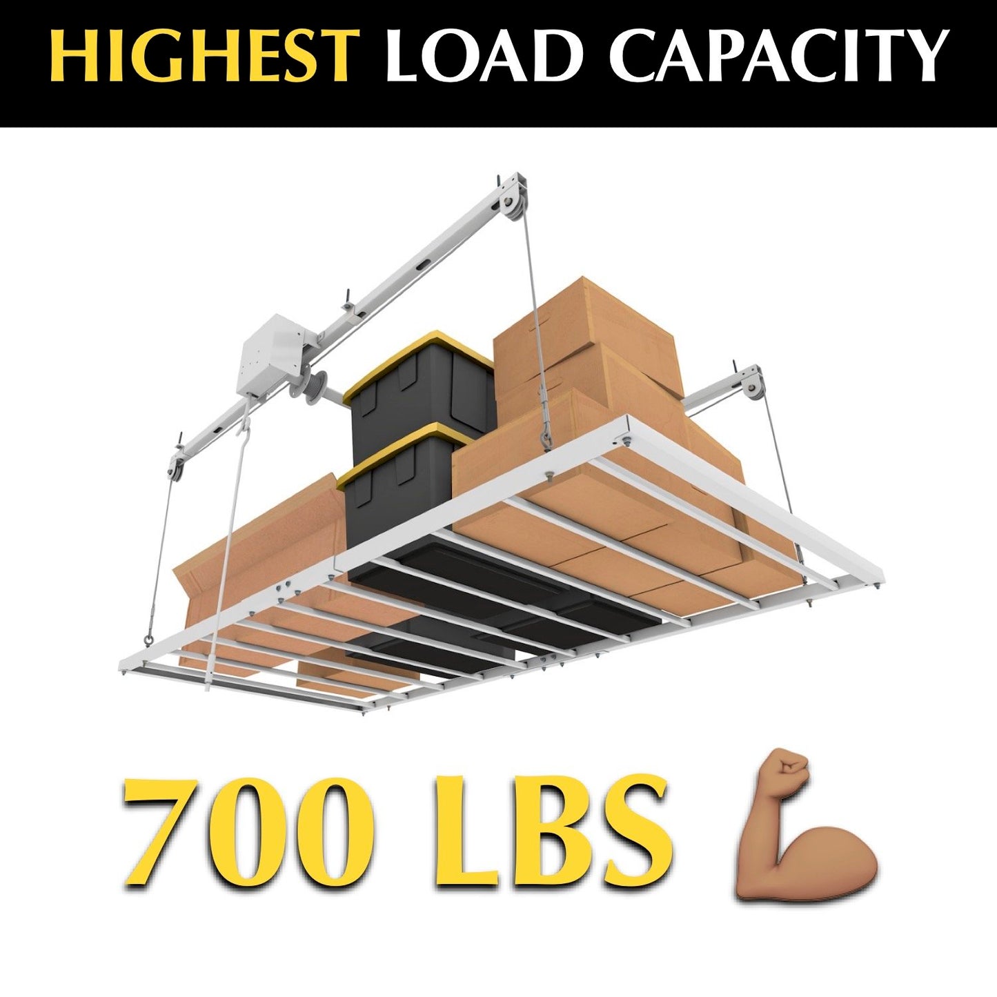 4'x 8' Storage Elevator PRO- 9' Drop