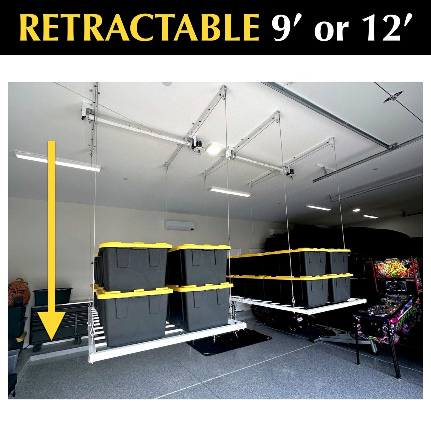 4'x8' Storage Elevator PRO - 12' Drop