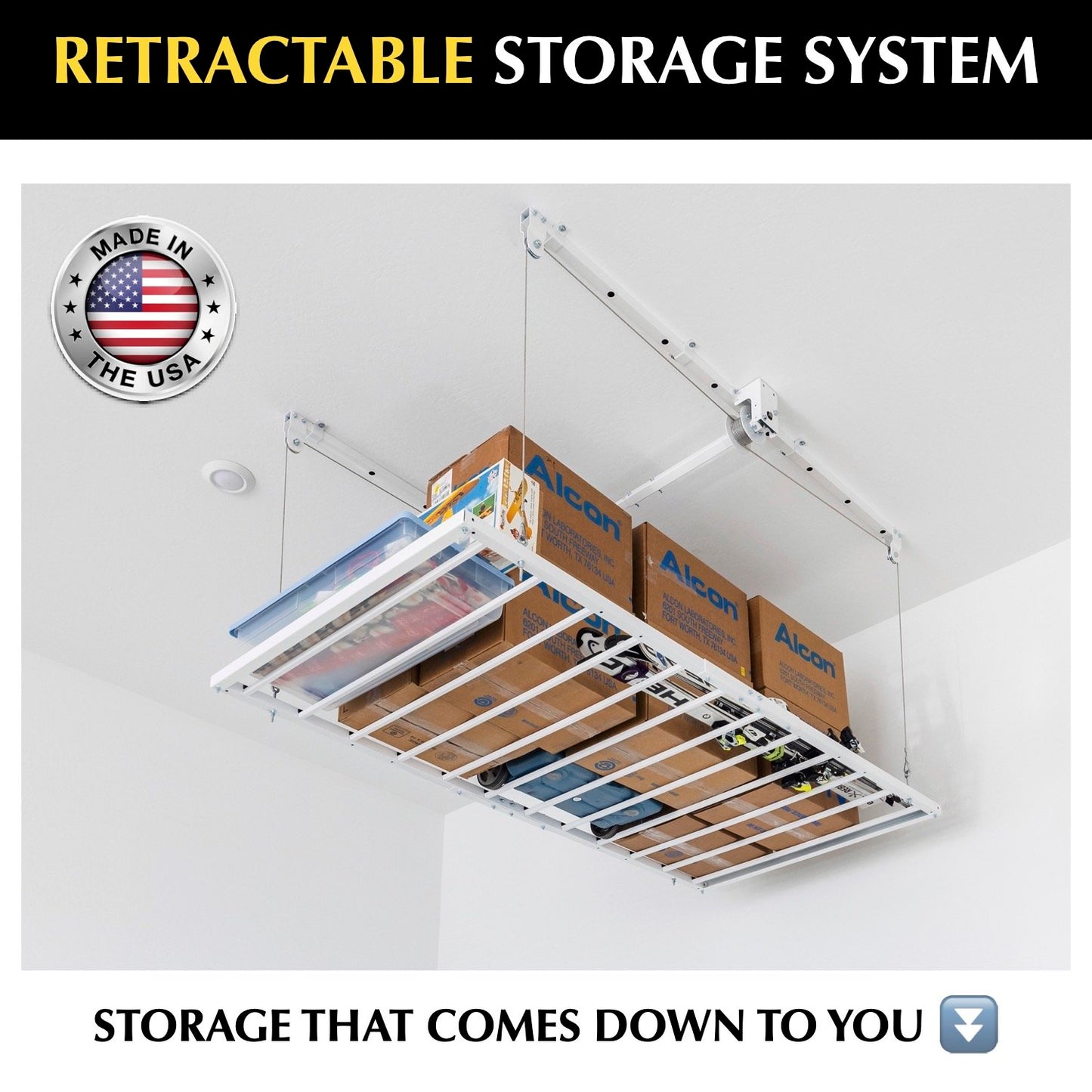 4'x 8' Storage Elevator PRO- 9' Drop