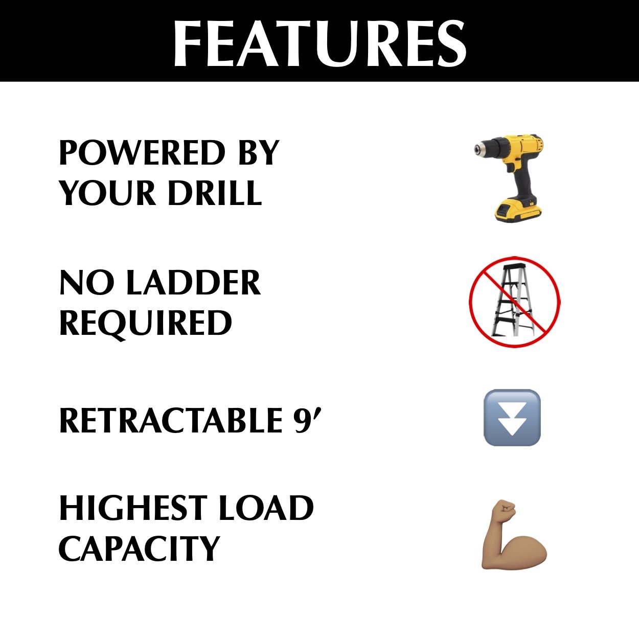 4'x 8' Storage Elevator PRO- 9' Drop
